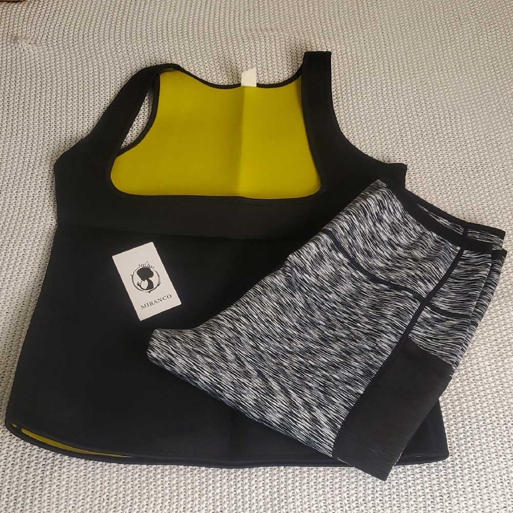 Black and Yellow Women's Activewear Set